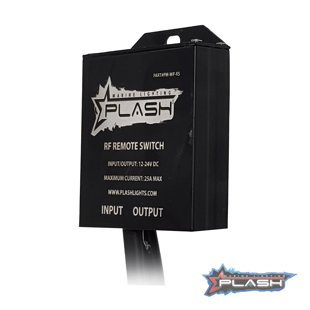 Plash - Waterproof Switch - with Key Fob Remote, 25A, 12-24V, IP68 (WH-WP-RS) — Quality Boat Parts