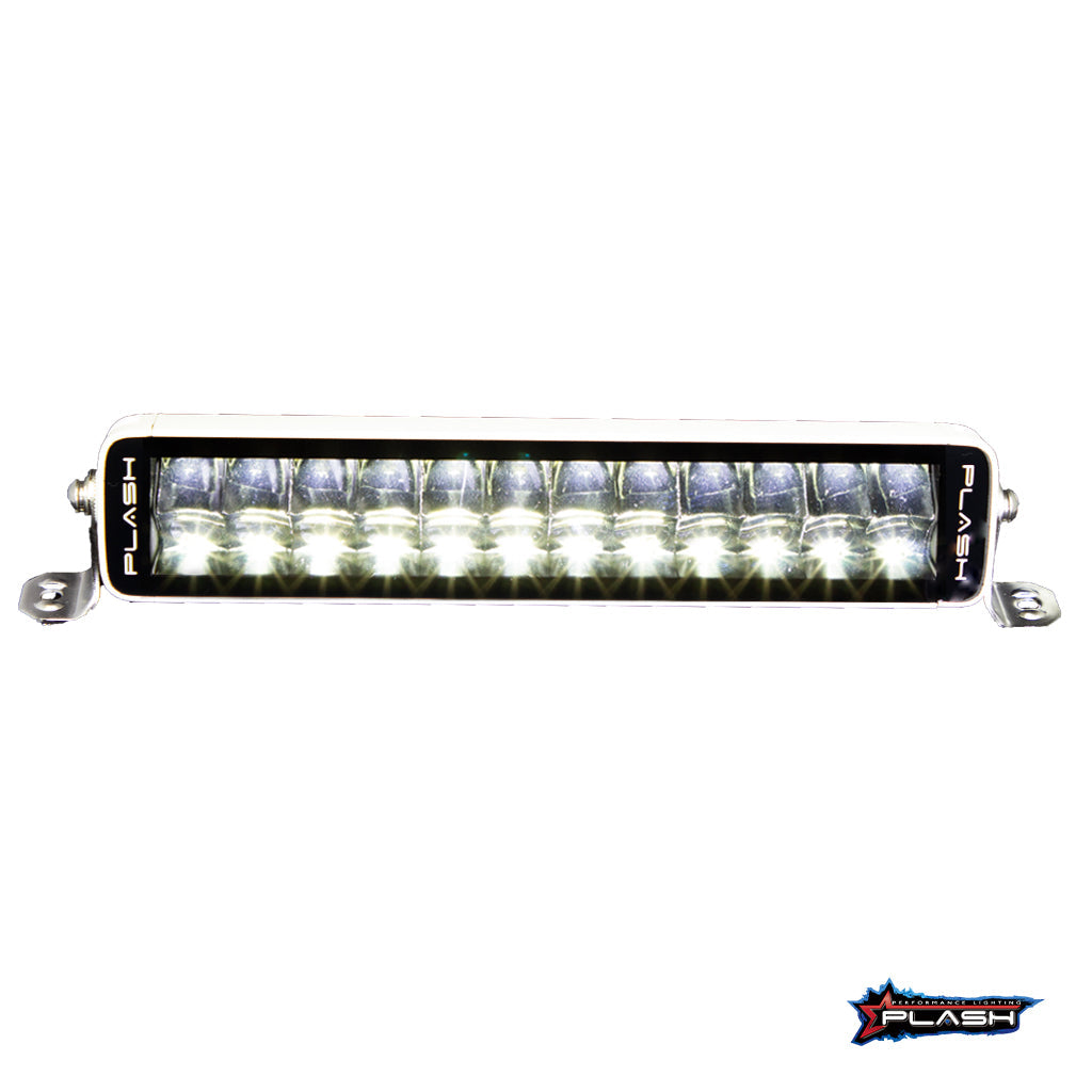 Plash - X2-Series 12" LED Light Bar - 9-32V, 120W, 6000K, Cool White, IP67 — Quality Boat Parts