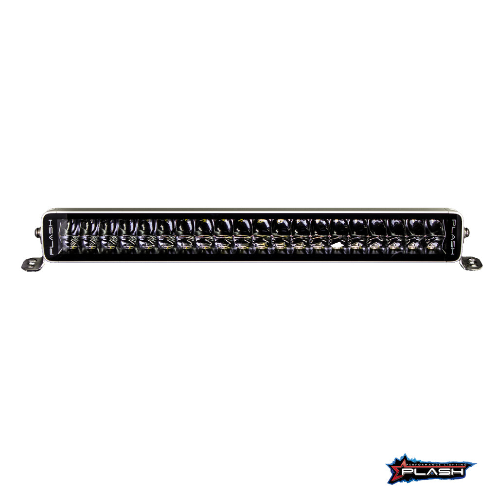 Plash - X2-Series 20" LED Light Bar - White, 16,800lm, 9-32V, 200W, IP67, 6000K, Cool White (X2-20-WHT) — Quality Boat Parts