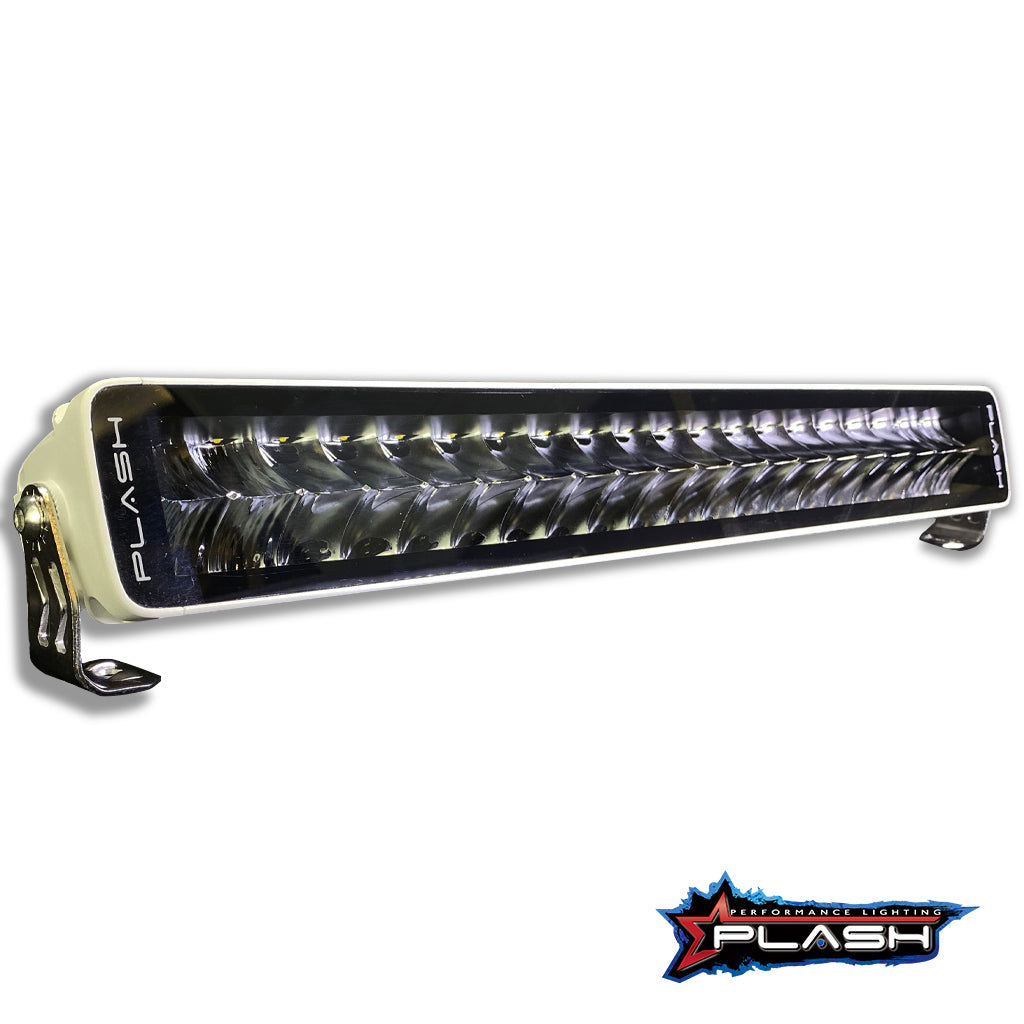 Plash - X2-Series 20" LED Light Bar - White, 16,800lm, 9-32V, 200W, IP67, 6000K, Cool White (X2-20-WHT) — Quality Boat Parts