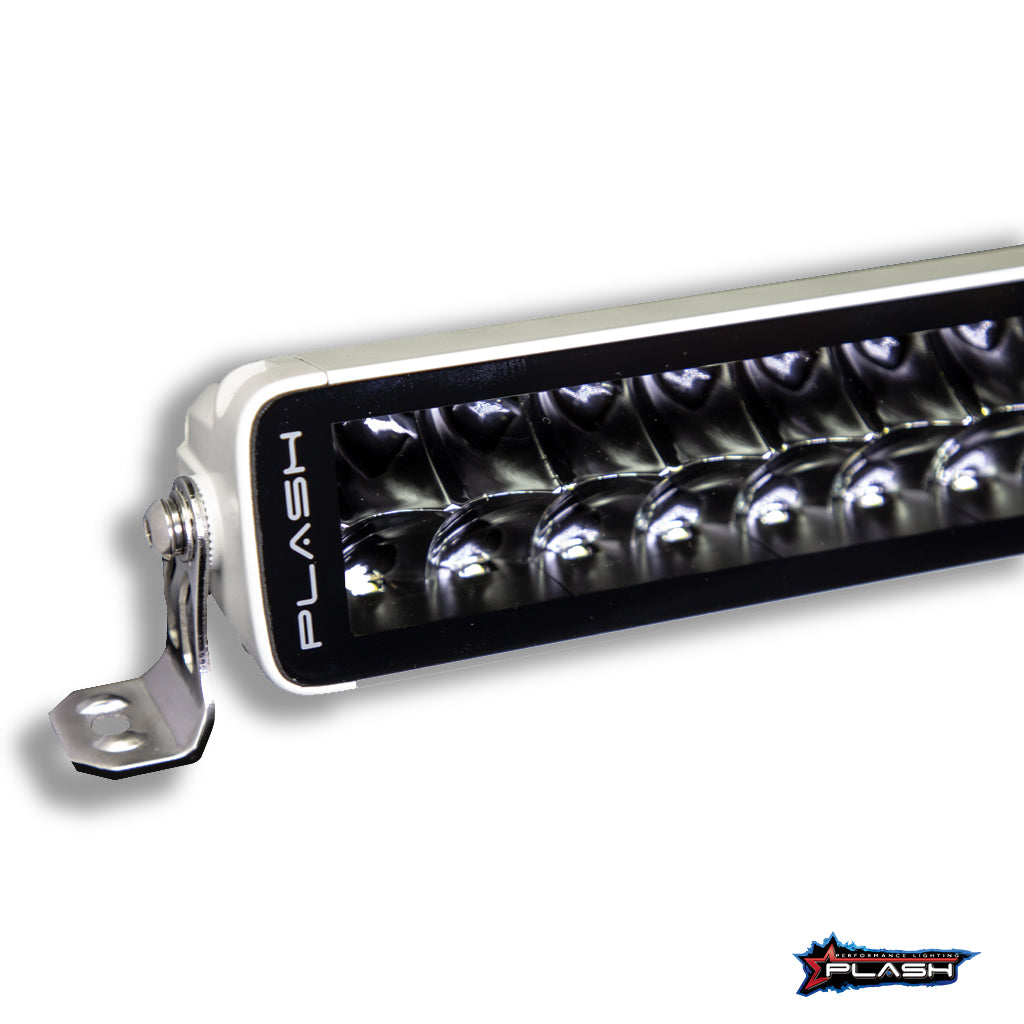Plash - X2-Series 20" LED Light Bar - White, 16,800lm, 9-32V, 200W, IP67, 6000K, Cool White (X2-20-WHT) — Quality Boat Parts