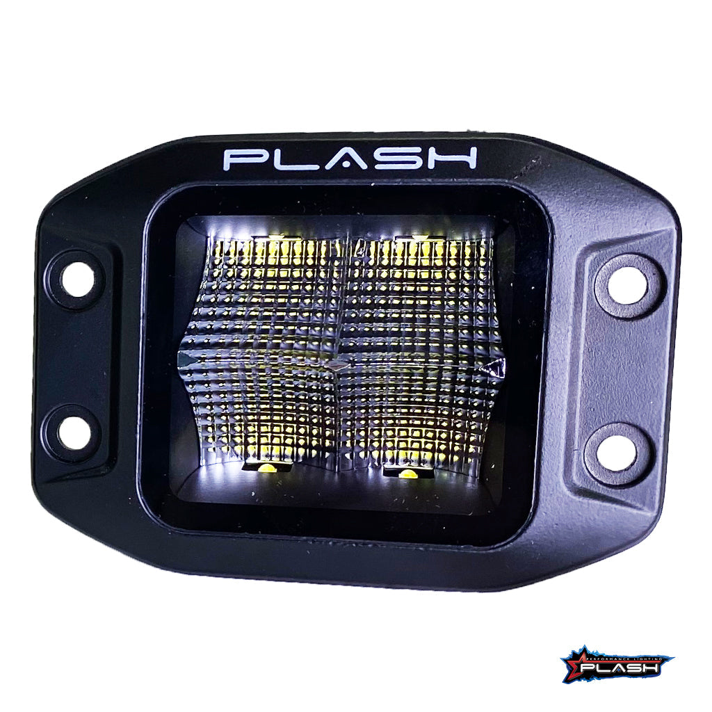 Plash - X2 Cube Flood Light - 40W, IP67, 6000K, Cool White, 4800lm — Quality Boat Parts