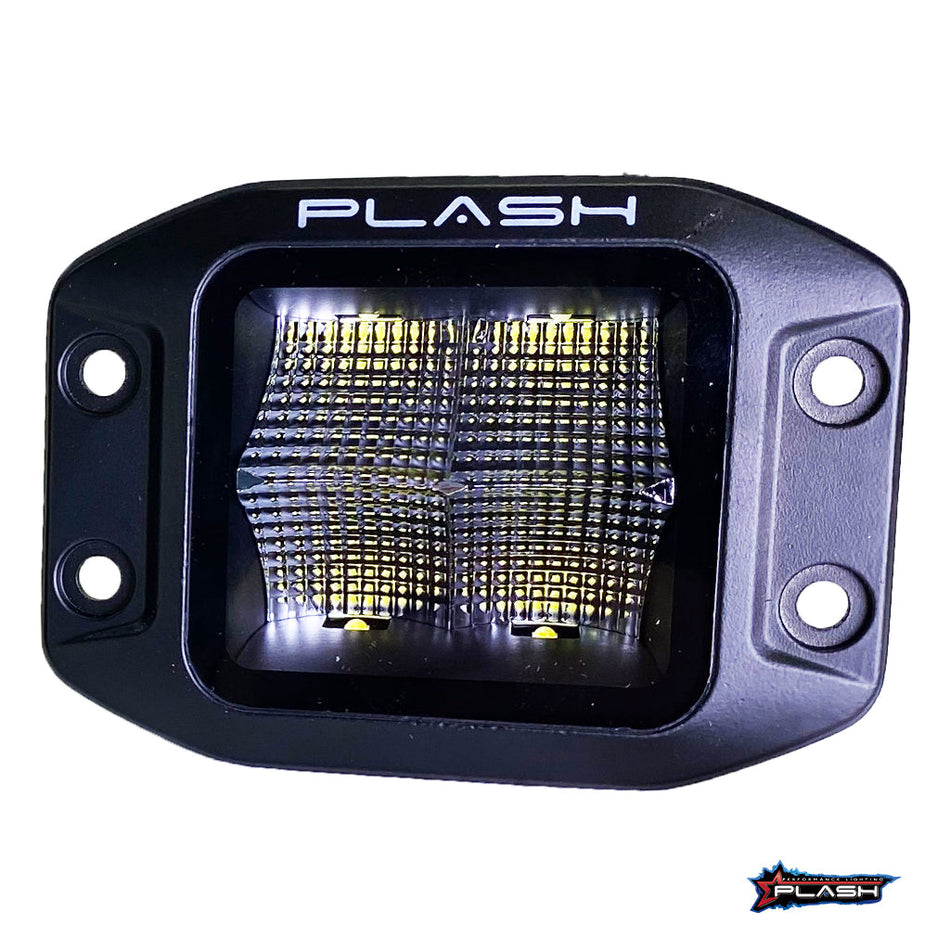 Plash - X2 Cube Flood Light - 40W, IP67, 6000K, Cool White, 4800lm — Quality Boat Parts