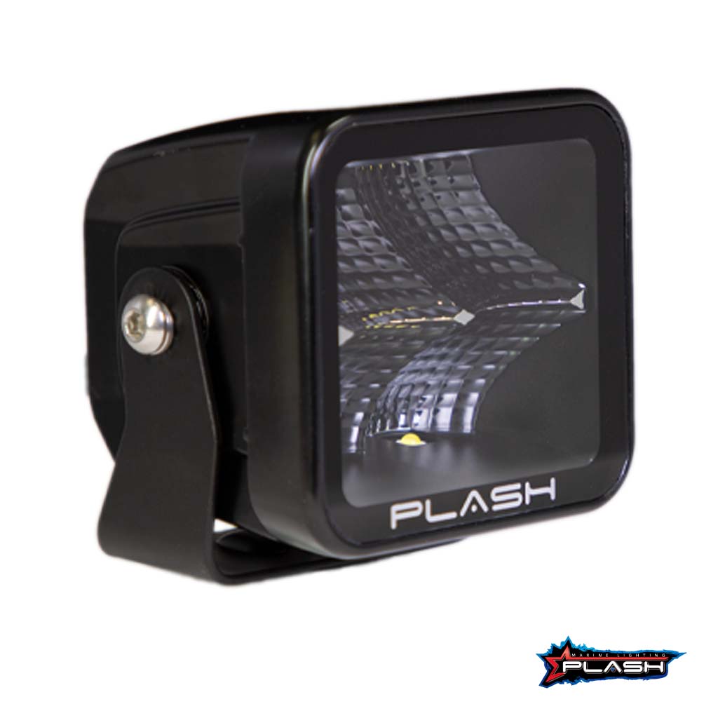 Plash - X2 Cube Flood Light - 40W, IP67, 6000K, Cool White, 4800lm — Quality Boat Parts