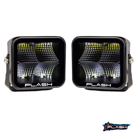 Plash - X2 Cube Flood Light - 40W, IP67, 6000K, Cool White, 4800lm — Quality Boat Parts