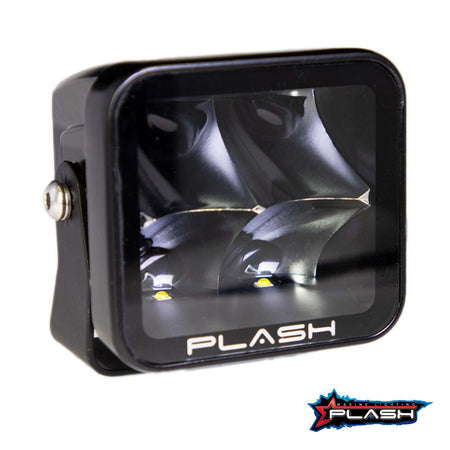Plash - X2 Cube Spotlight - 40W, 10° Spot, IP67, 6000K, Cool White, 9-32V — Quality Boat Parts
