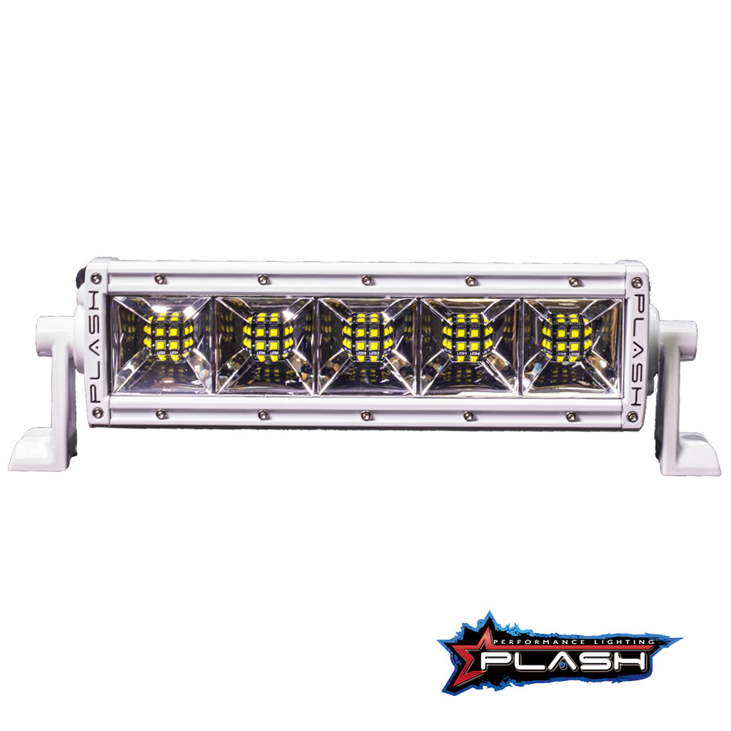 Plash - XX-Series 10" LED Light Bar - 5W, 11800lm, 9-36V, Aluminum, 6000K — Quality Boat Parts
