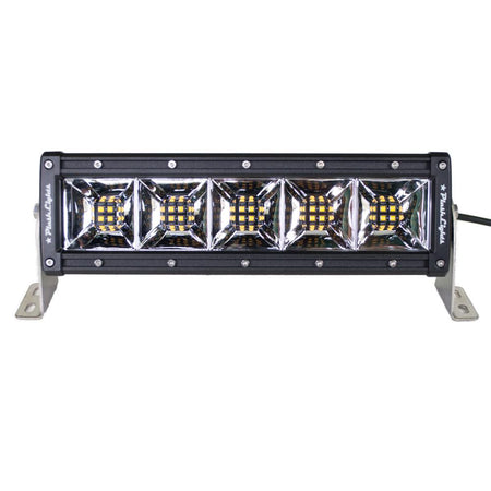 Plash - 10" Fishing Light Bar - 100W, Warm White, IP69K, 9-36V, 6300lm (XX-10-WW) — Quality Boat Parts