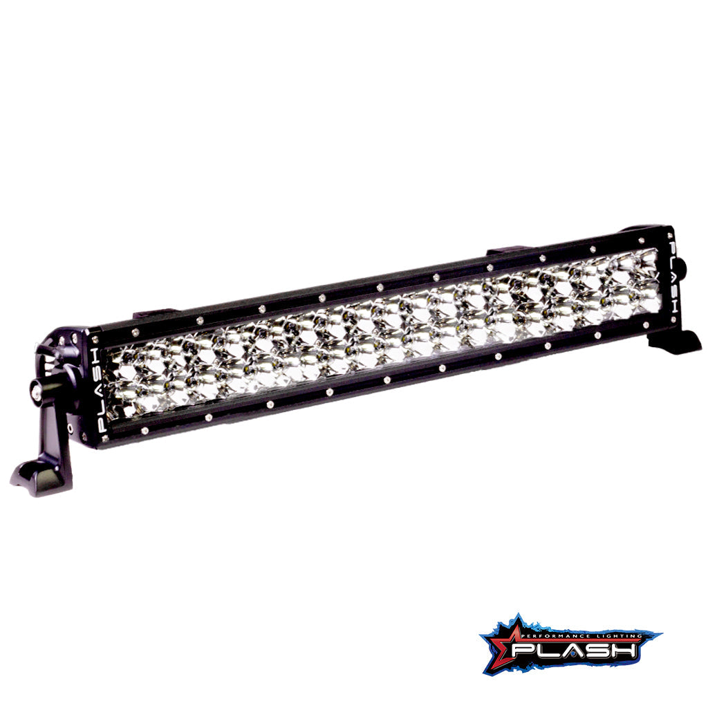 Plash - XX-Series 20" LED Light Bar - Black, 5W, 6000K, Cool White, 9-36V, IP68, 23,600lm (XX-20-5W) — Quality Boat Parts
