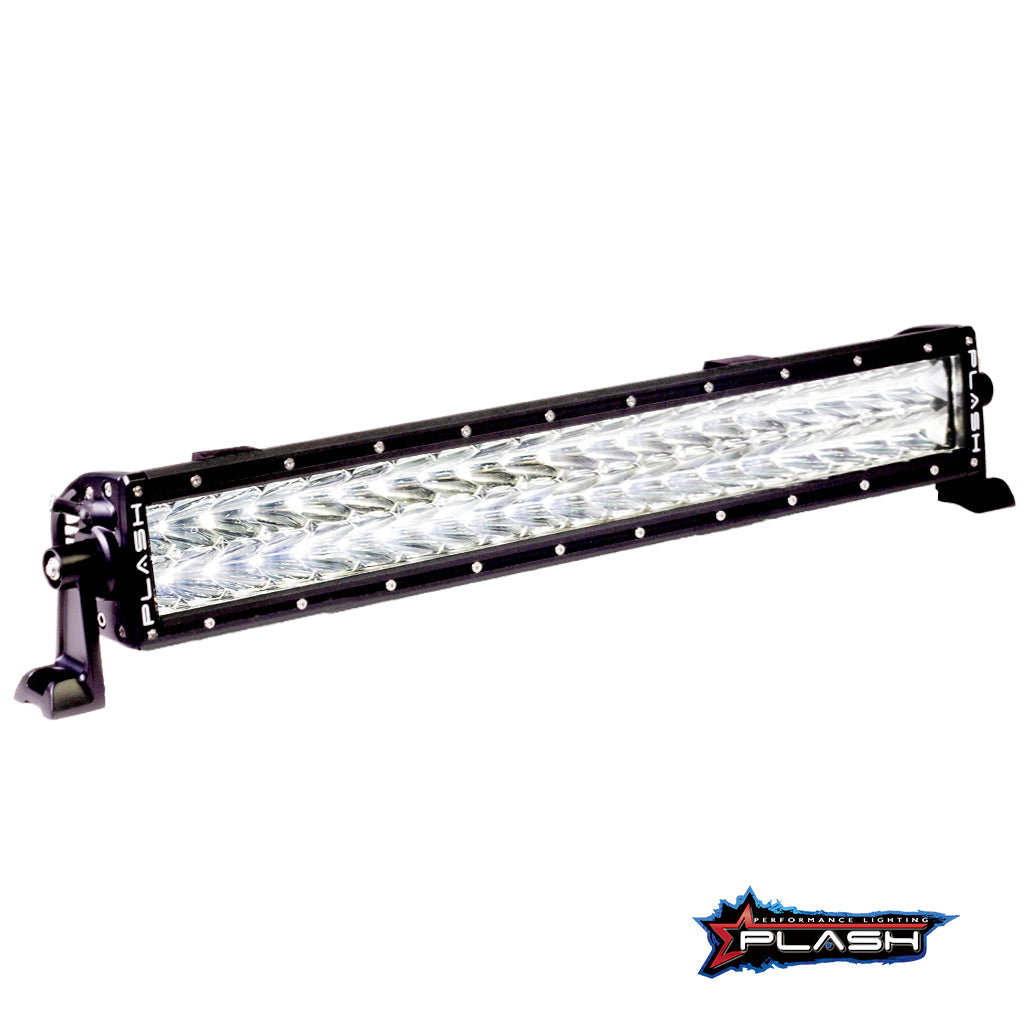 Plash - XX-Series 20" LED Light Bar - Black, 5W, 6000K, Cool White, 9-36V, IP68, 23,600lm (XX-20-5W) — Quality Boat Parts