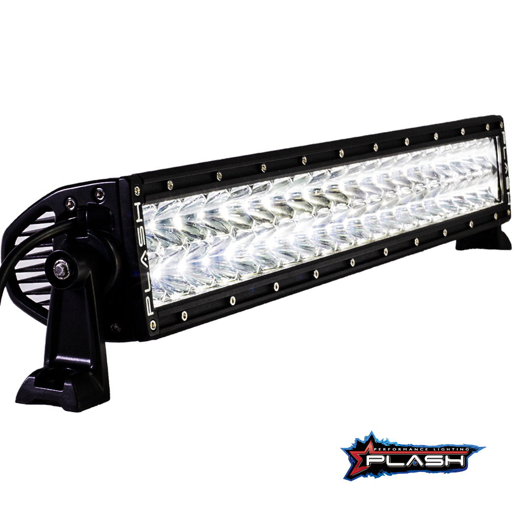 Plash - XX-Series 20" LED Light Bar - Black, 5W, 6000K, Cool White, 9-36V, IP68, 23,600lm (XX-20-5W) — Quality Boat Parts