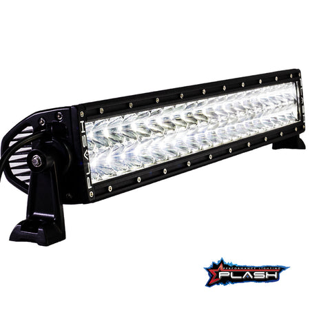 Plash - XX-Series 20" LED Light Bar - Black, 5W, 6000K, Cool White, 9-36V, IP68, 23,600lm (XX-20-5W) — Quality Boat Parts