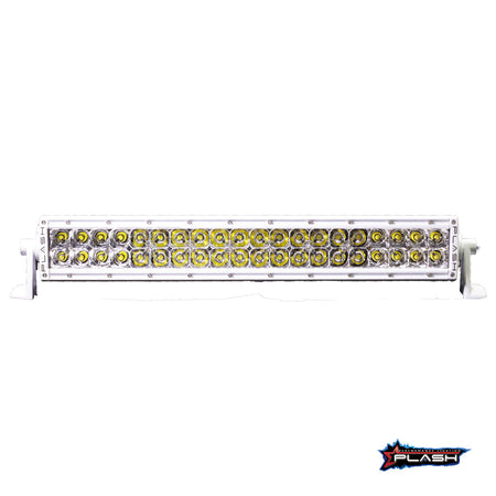 Plash - XX-Series 20" LED Light Bar - White, 5W, 23600lm, 6000K, Cool White, 9-36V, IP68 (XX-20-5W-WHT) — Quality Boat Parts