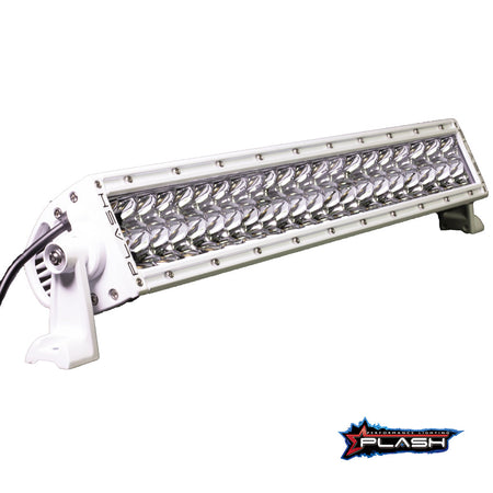 Plash - XX-Series 20" LED Light Bar - White, 5W, 23600lm, 6000K, Cool White, 9-36V, IP68 (XX-20-5W-WHT) — Quality Boat Parts