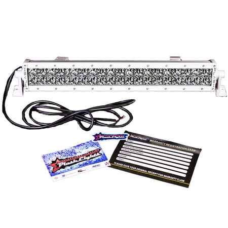 Plash - XX-Series 20" LED Light Bar - White, 5W, 23600lm, 6000K, Cool White, 9-36V, IP68 (XX-20-5W-WHT) — Quality Boat Parts