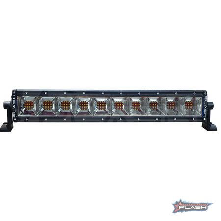 Plash - 20" Fishing Light Bar - 200W, Warm White, 3000K, 12,240lm, IP69K, 9-36V, 7A (XX-20-WW) — Quality Boat Parts