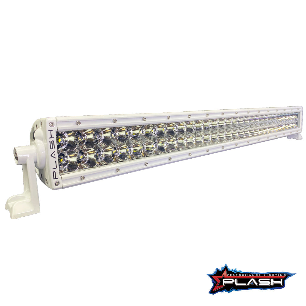 Plash - 30" XX-Series LED Curve Light Bar - 5W, 9-36V, 6000K, Cool White, IP68 — Quality Boat Parts