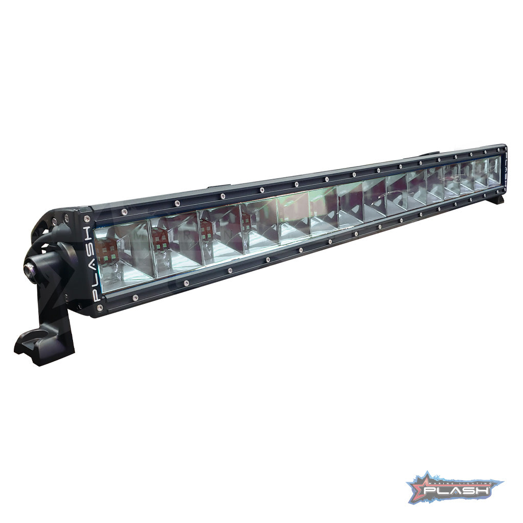 Plash - 30" Fishing Light Bar - 300W, Warm White, 3000K, 9-36V, IP69K, 18.336lm (XX-30-WW) — Quality Boat Parts