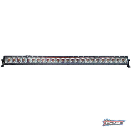 Plash - 40" Fishing Light Bar - Black, 400W, Warm White, 3000K, 22950lm, 9-36V, IP69K (XX-40-WW) — Quality Boat Parts