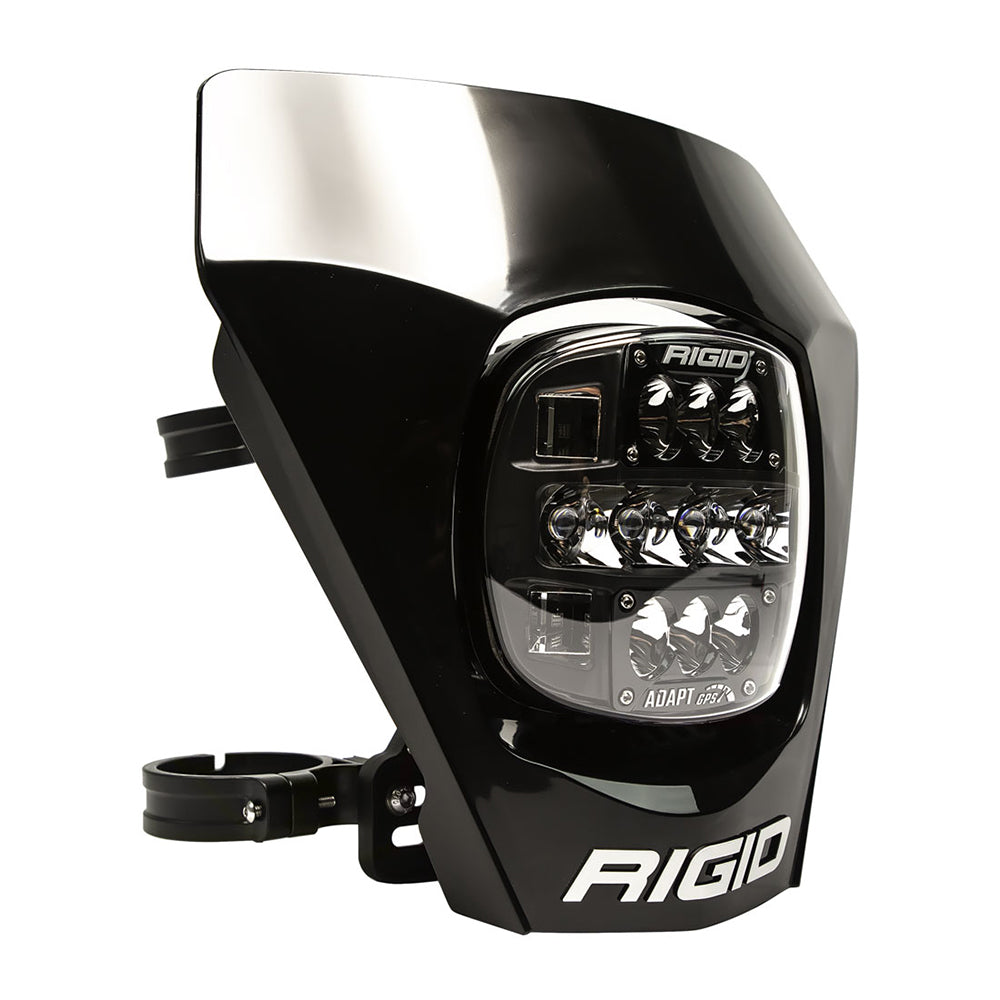 RIGID Industries - Adapt Moto Kit XE Number Plate - Durable Polypropylene — Quality Boat Parts