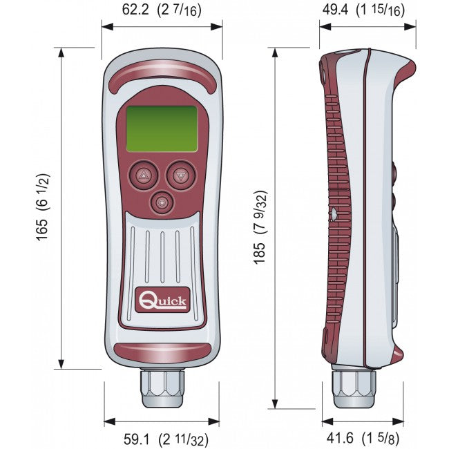 Quick Marine - Hand Held Windlass Remote - Watertight (IP67) - 6-30V, 4A — Quality Boat Parts