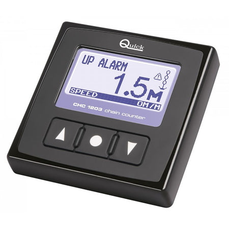 Quick Marine - Control Panel/Chain Counter - LCD Display, Black, 9-32V — Quality Boat Parts