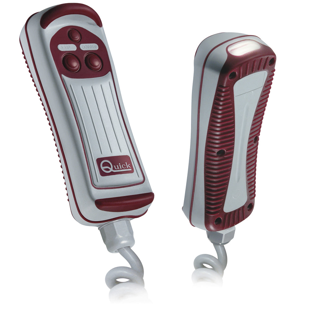 Quick - HRC1002L 2-Button Remote w/ LED Light — Quality Boat Parts