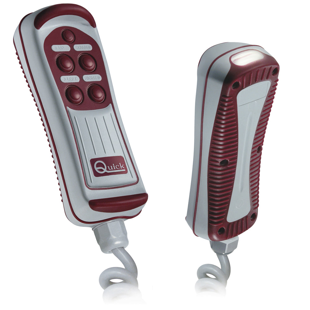 Quick - HRC1004L 4-Button Remote w/LED Light — Quality Boat Parts