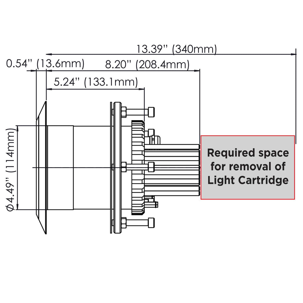 Ocean LED - Pro Series 3010 XFM HD Gen2 Underwater Light - 19600Lm, 9-32V, Aluminium Bronze — Quality Boat Parts