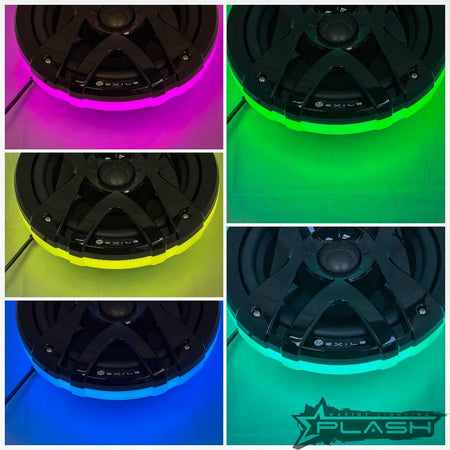 Plash - JL Audio M3/M6 650X (PAIR) LED Speaker Ring - RGB, IP67, 12V (SPKR-KIT-JL-M6-650X) — Quality Boat Parts