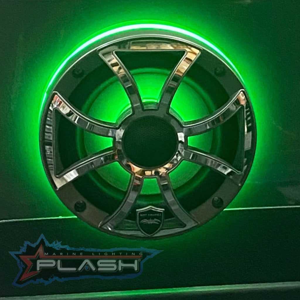 Plash - JL Audio M3/M6 880X (PAIR) LED Speaker Ring - RGB, 12V, IP67 (SPKR-KIT-JL-M6-880X) — Quality Boat Parts
