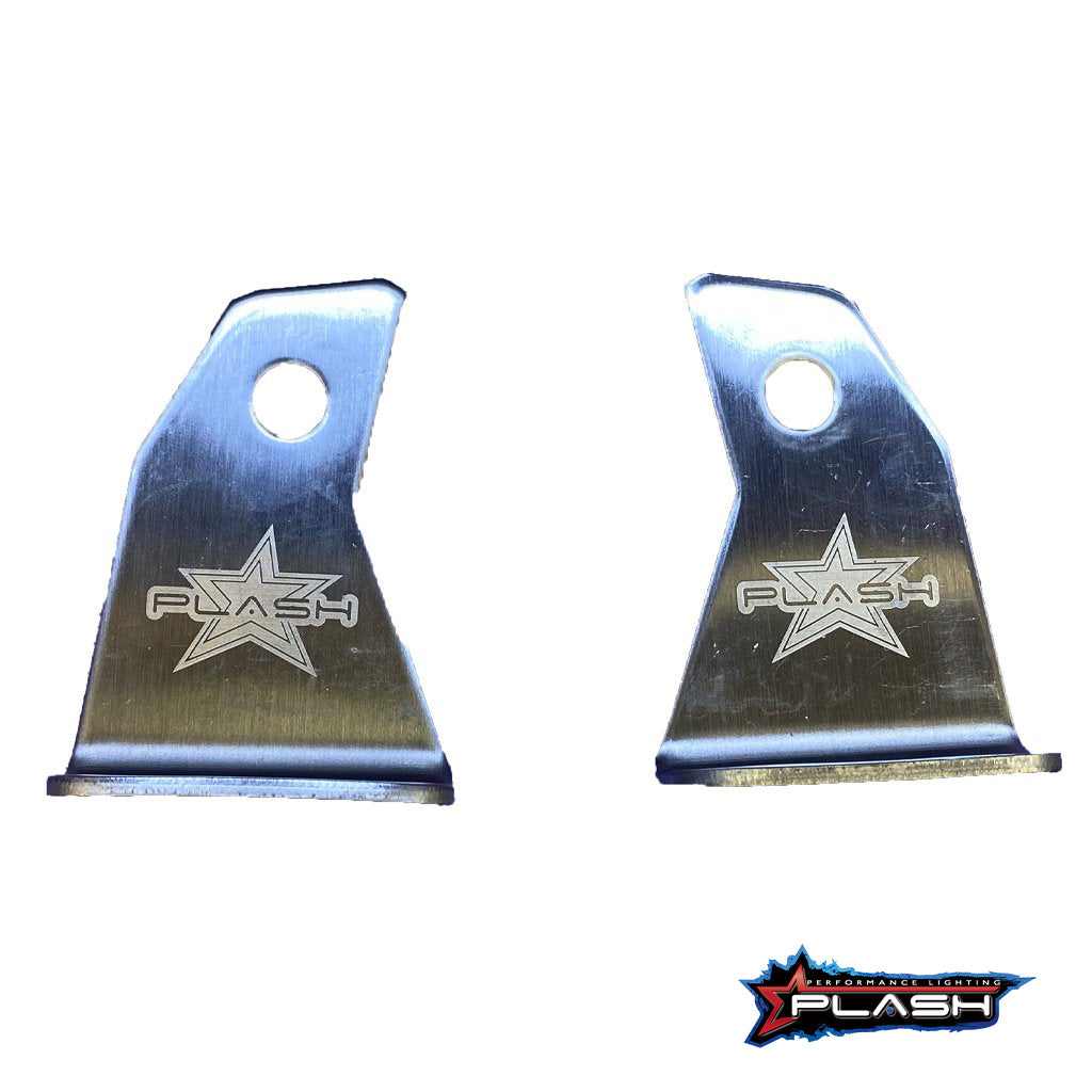 Plash - Mounting Feet - for Single Row Light Bar, Stainless Steel (SR-LEGS-SS) — Quality Boat Parts