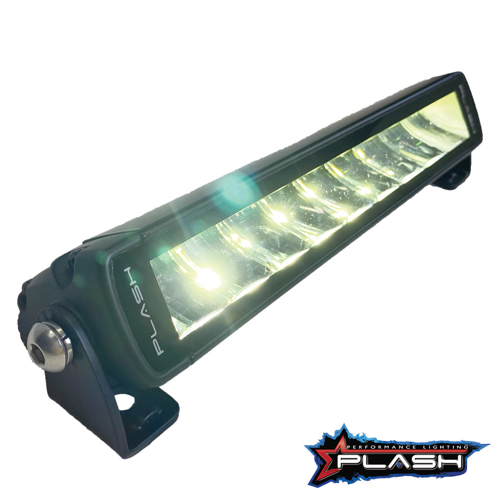 Plash - SRX2-Series 10" LED Light Bar - Black Housing, 45W, 6000K, Cool White, IP67, 9-32V, 3780lm (SRX2-10) — Quality Boat Parts