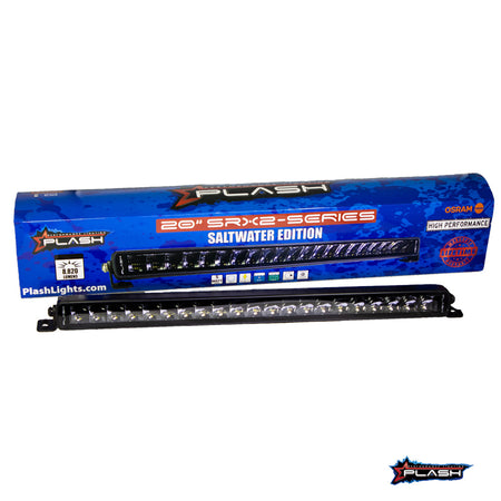 Plash - SRX2-Series LED Light Bar - 9-32V, IP67, 6000K, Cool White, 105W, 7.9A — Quality Boat Parts