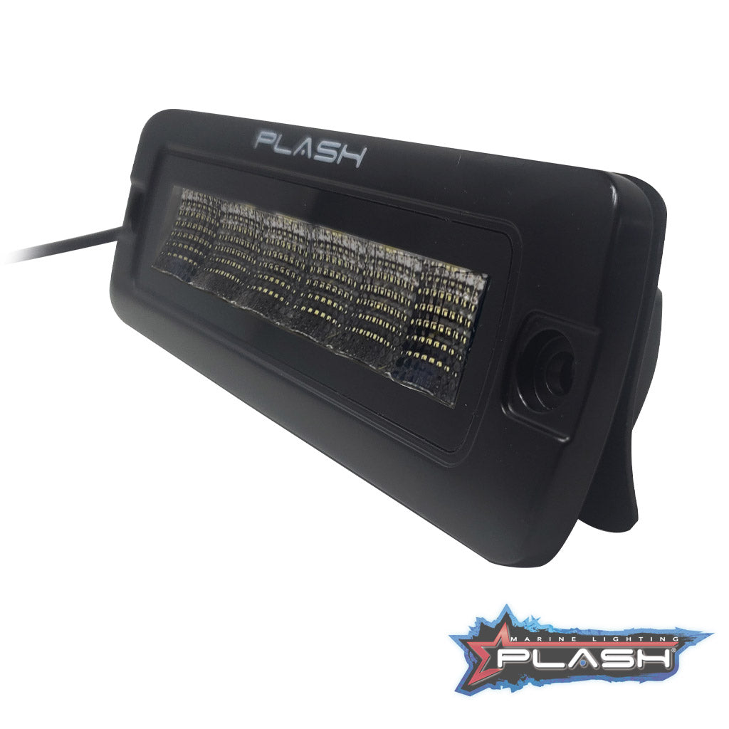 Plash - SRX2 Series 6" LED Reverse Light - Black, IP67, 5700K, Cool White, 2880lm Flush Mounted — Quality Boat Parts