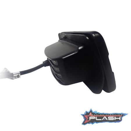 Plash - SRX2 Series 6" LED Reverse Light - Black, IP67, 5700K, Cool White, 2880lm Flush Mounted — Quality Boat Parts