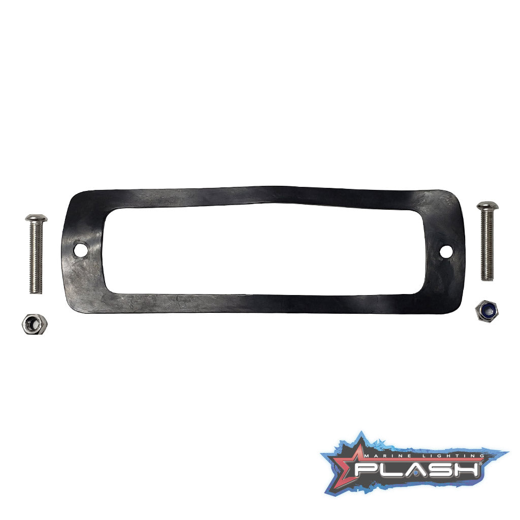 Plash - SRX2 Series 6" LED Reverse Light - Black, IP67, 5700K, Cool White, 2880lm Flush Mounted — Quality Boat Parts