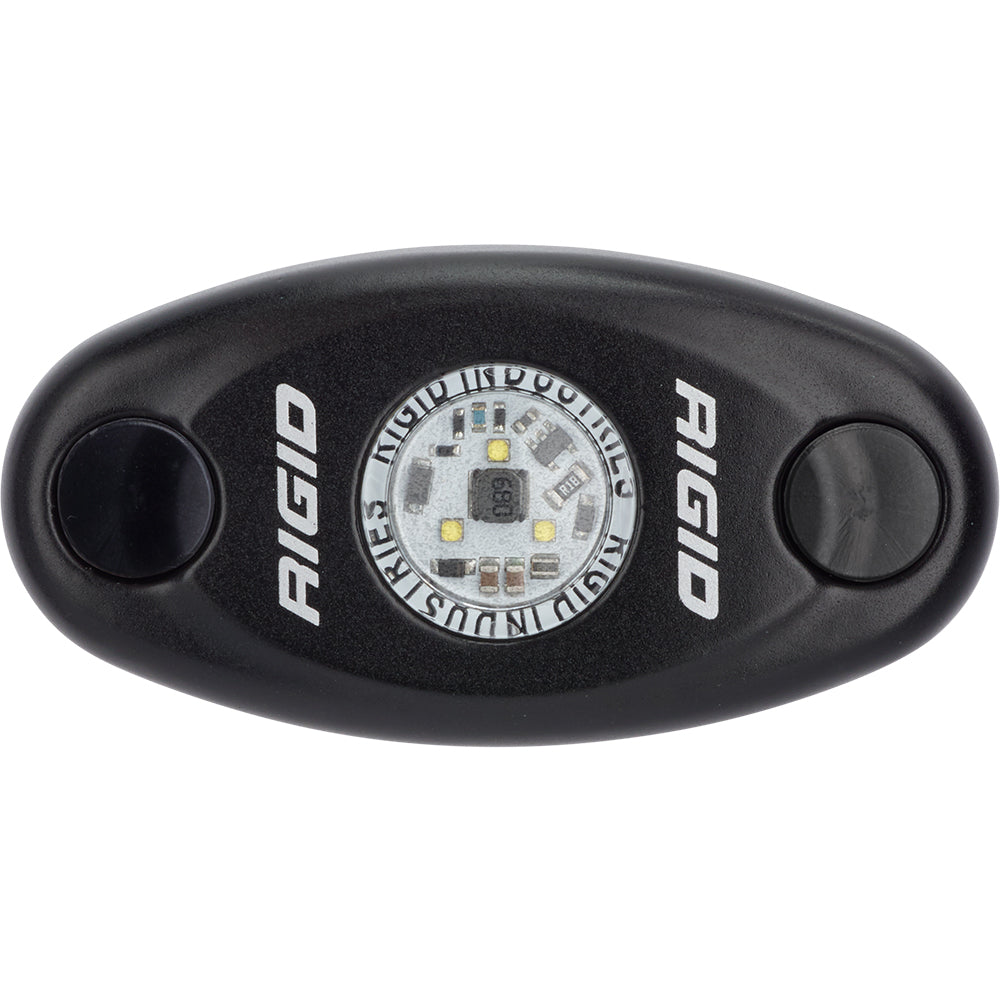 RIGID Industries - A-Series Low Power - Aluminum Housing, Polycarbonate Lens, 50,000h, 4W, 0.3A — Quality Boat Parts