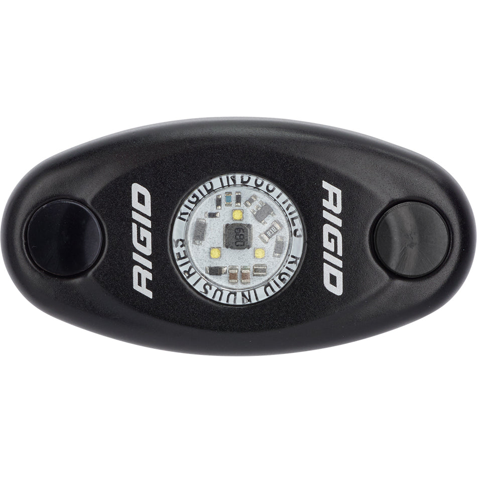 RIGID Industries - A-Series Low Power - Aluminum Housing, Polycarbonate Lens, 50,000h, 4W, 0.3A — Quality Boat Parts