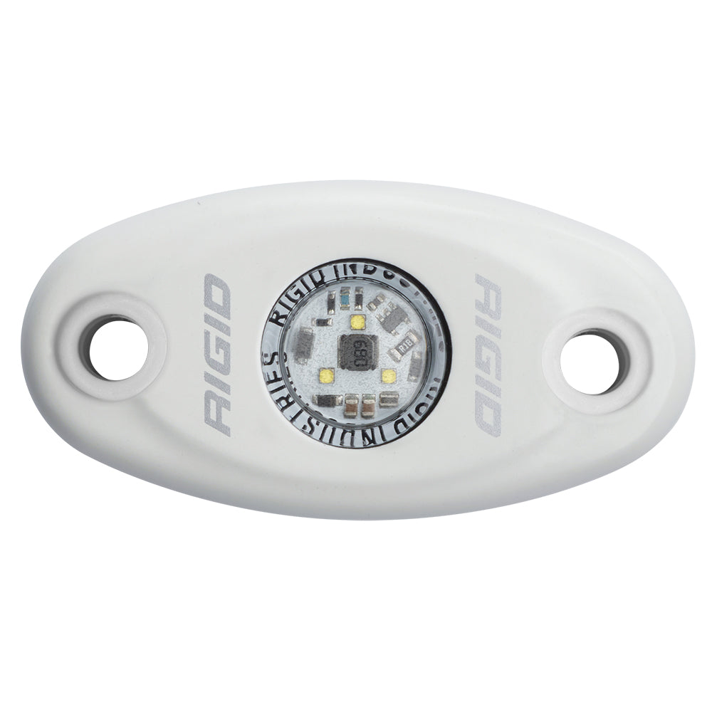 RIGID Industries - A-Series Low Power - Aluminum Housing, Polycarbonate Lens, 50,000h, 4W, 0.3A — Quality Boat Parts