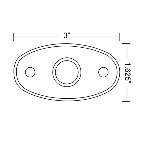 RIGID Industries - A-Series Low Power - Aluminum Housing, Polycarbonate Lens, 50,000h, 4W, 0.3A — Quality Boat Parts