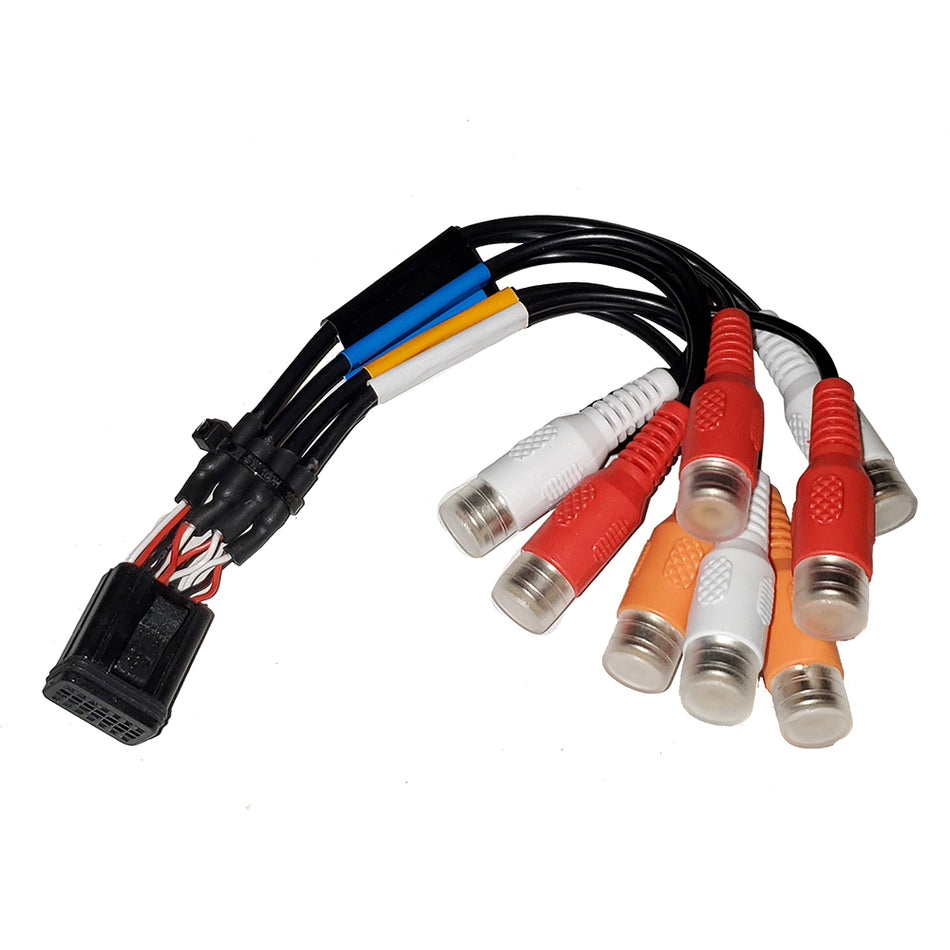 Fusion - Wire Harness f/ MS-RA670 & MS-RA770 Stereo - Zone 1 & 2 (B Port-RCA) — Quality Boat Parts