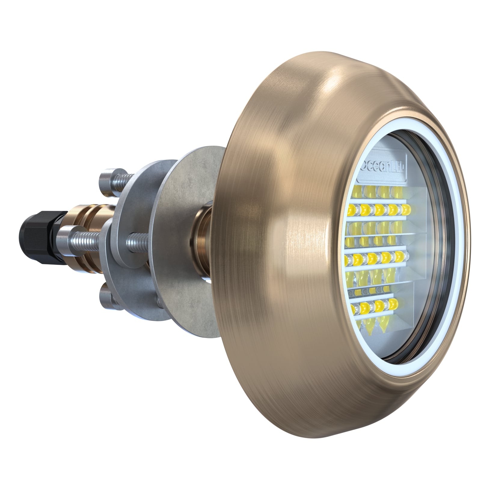 Ocean LED - Explore E6 TH Underwater Light - Bronze Aluminium, IP69K — Quality Boat Parts