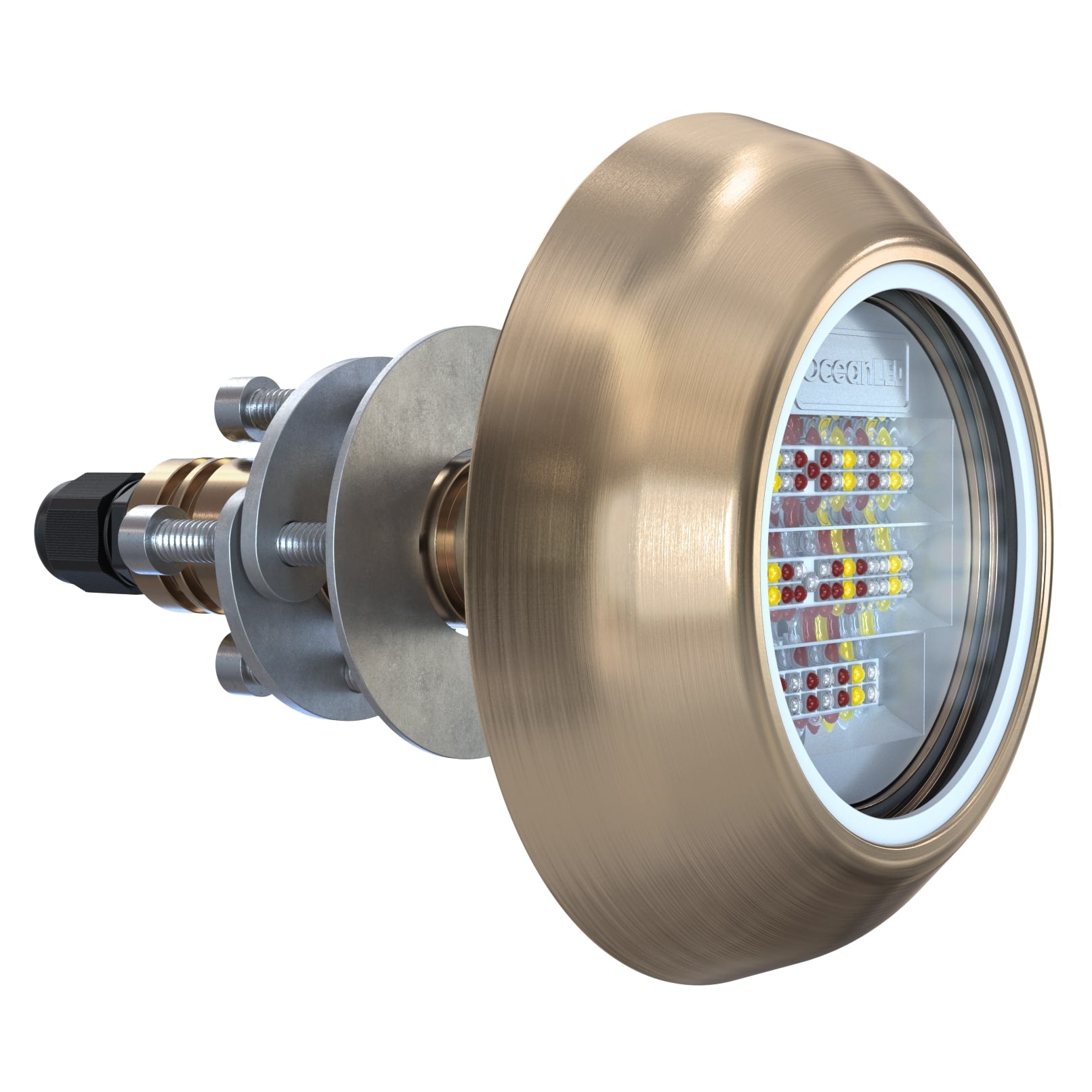 Ocean LED - Explore E6 TH Underwater Light - Bronze Aluminium, IP69K — Quality Boat Parts