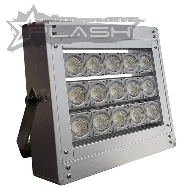 Plash - Aransas-Series Marine LED Flood Light - 90-295V, IP68, Cool White — Quality Boat Parts