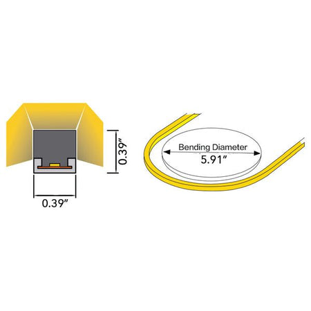 Plash - Mini Neon Flex - RGB, 24V, 16ft (PL-NEON-MINI-RGB-16FT-24V) — Quality Boat Parts
