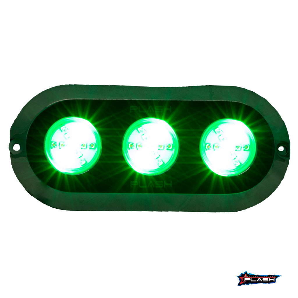 Plash - Grande Underwater Transom Light - RGB, 180W, 12V, 9.4A, 13950lm (PL-UWL-180RGB-K-C) — Quality Boat Parts
