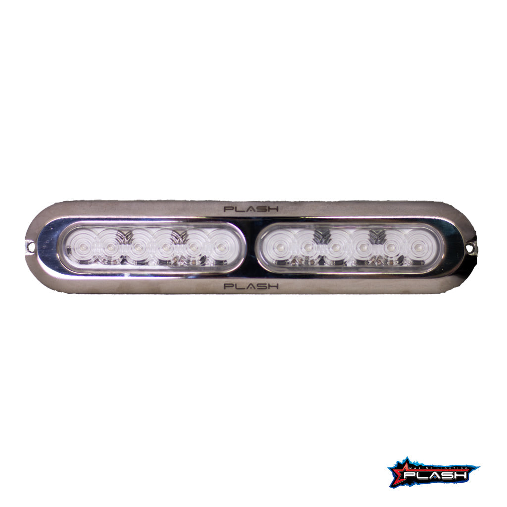 Plash - Poquito Underwater Transom Light - 60W, IP68, 12V, 3.7A, 4.650lm — Quality Boat Parts