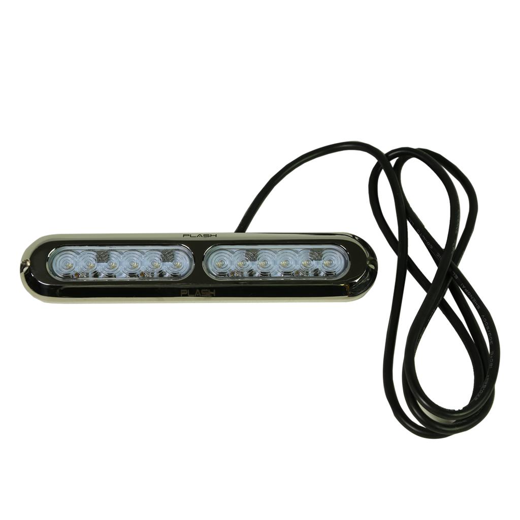 Plash - Poquito Underwater Transom Light - 60W, IP68, 12V, 3.7A, 4.650lm — Quality Boat Parts