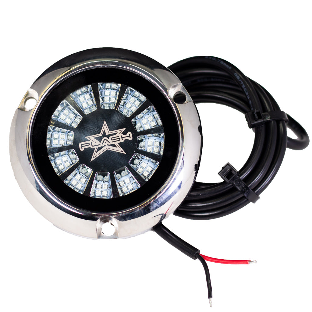 Plash - Underwater Transom Light - Blue/Green, 51.6W, 12V, IP68, 5258lm (PL-UWL-EPIK-B/G) — Quality Boat Parts